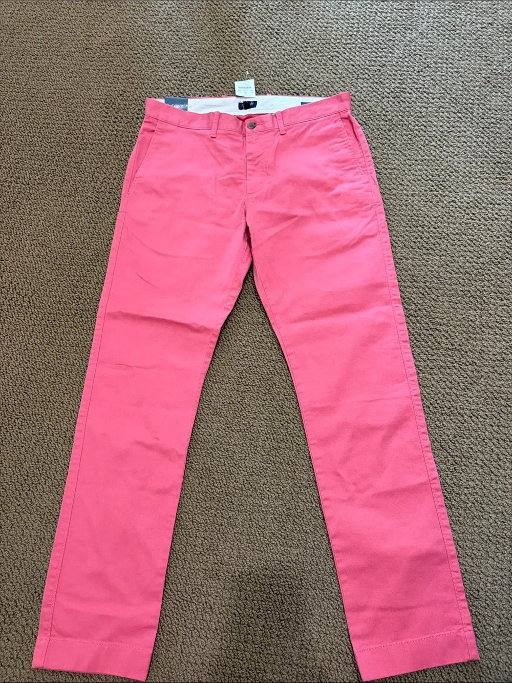 J. Crew Coral Pink Chino Pants